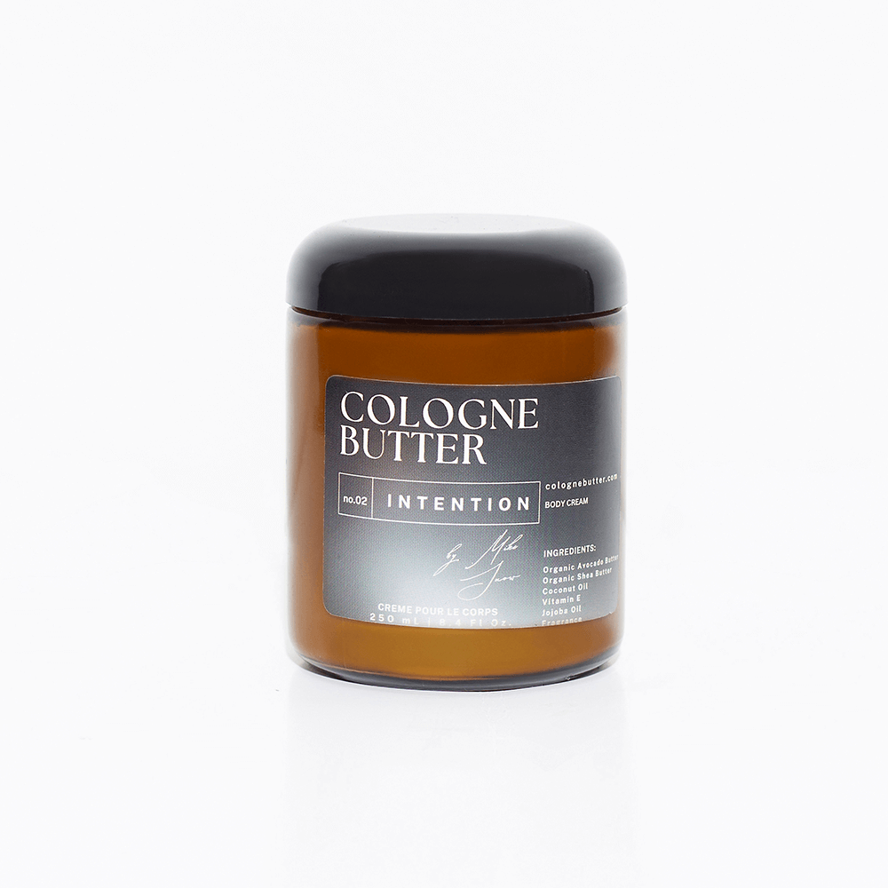 INTENTION – Luxury Fragrance Body Butter | Oud, Rose & Vanilla Cologne Scent Moisturizing Skin Butter | Cologne Butter