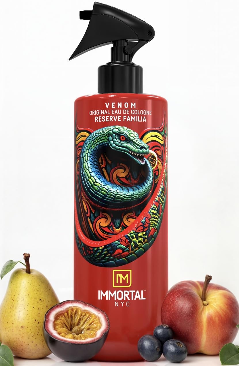 Immortal NYC Reserve New York, Aftershave Spray Body/Face Men's Cologne, 13.5 oz / 400 ml, Barbers, Softens Skin, Refreshes, Revitalizes and Relieves Face and Skin, Moisturizing Formula After Shaving
