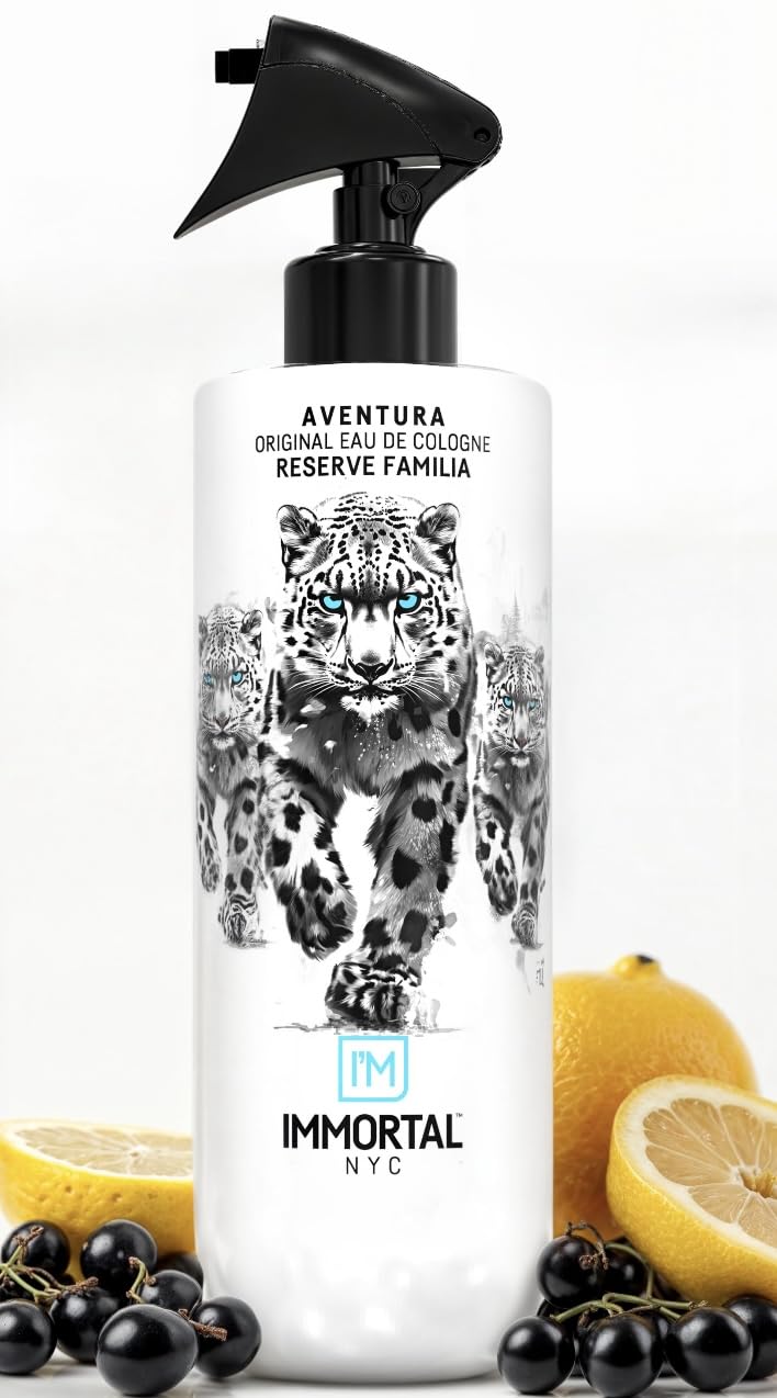 Immortal NYC Reserve New York, Aftershave Spray Body/Face Men's Cologne, 13.5 oz / 400 ml, Barbers, Softens Skin, Refreshes, Revitalizes and Relieves Face and Skin, Moisturizing Formula After Shaving