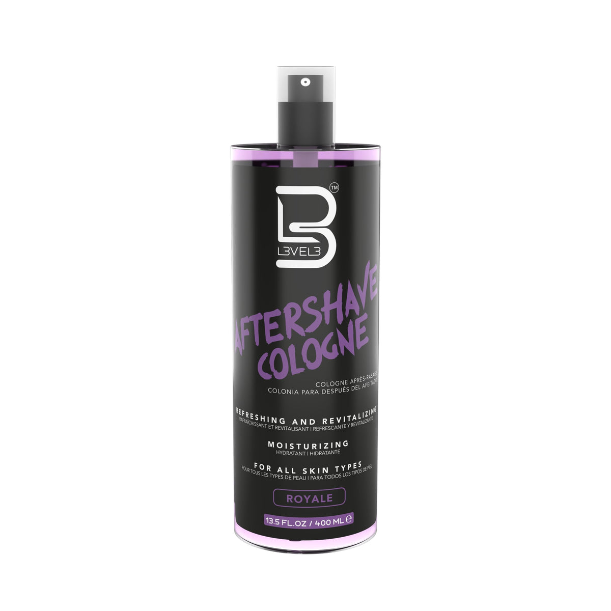 L3 Level 3 Aftershave Cologne Spray for Men, Aqua, 13.5 fl oz