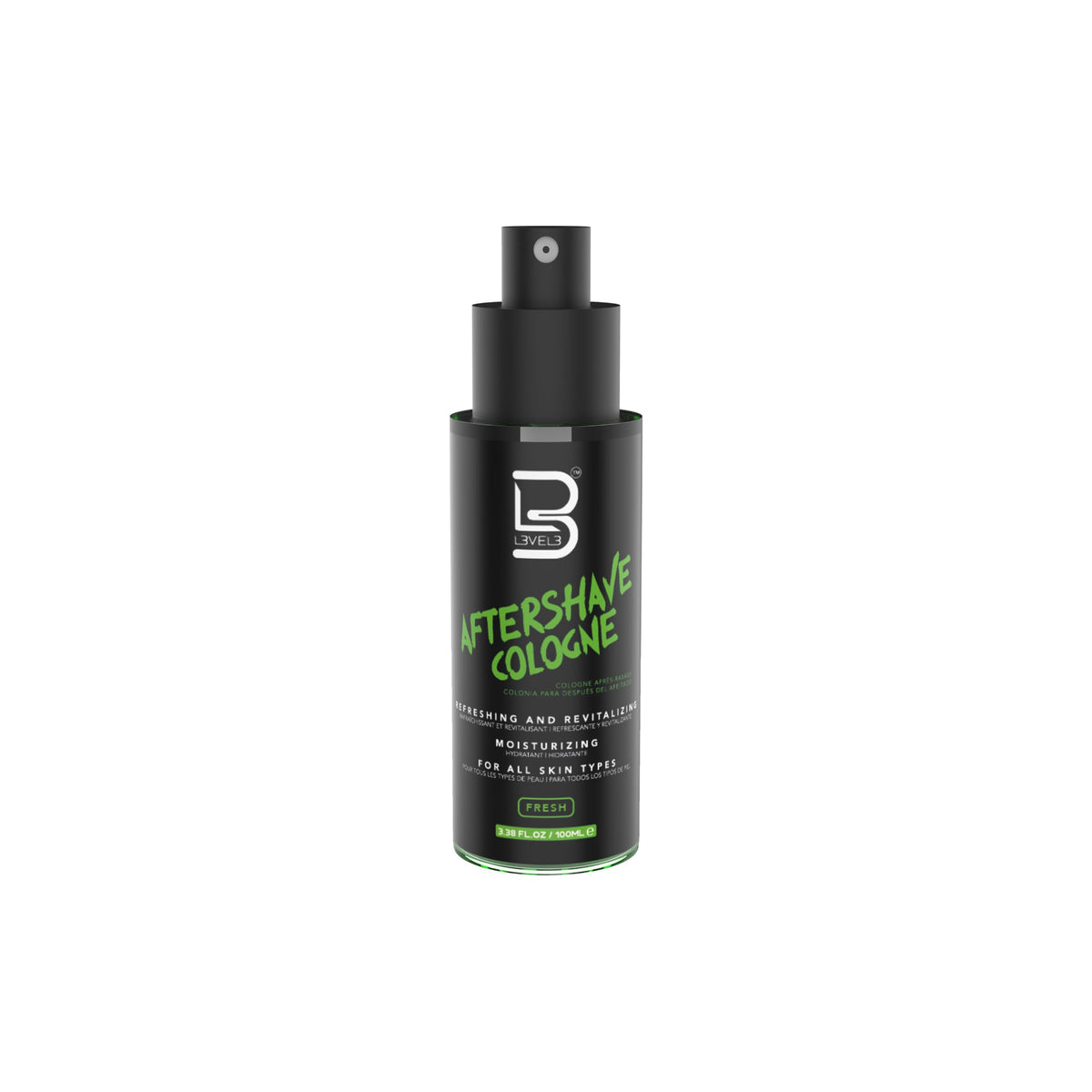 L3 Level 3 Aftershave Cologne Spray for Men, Aqua, 13.5 fl oz