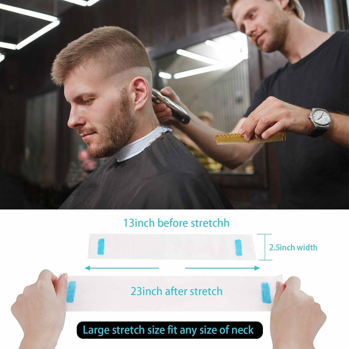 Neck Strips for Barber Shop (4000 Count Bulk Supply)