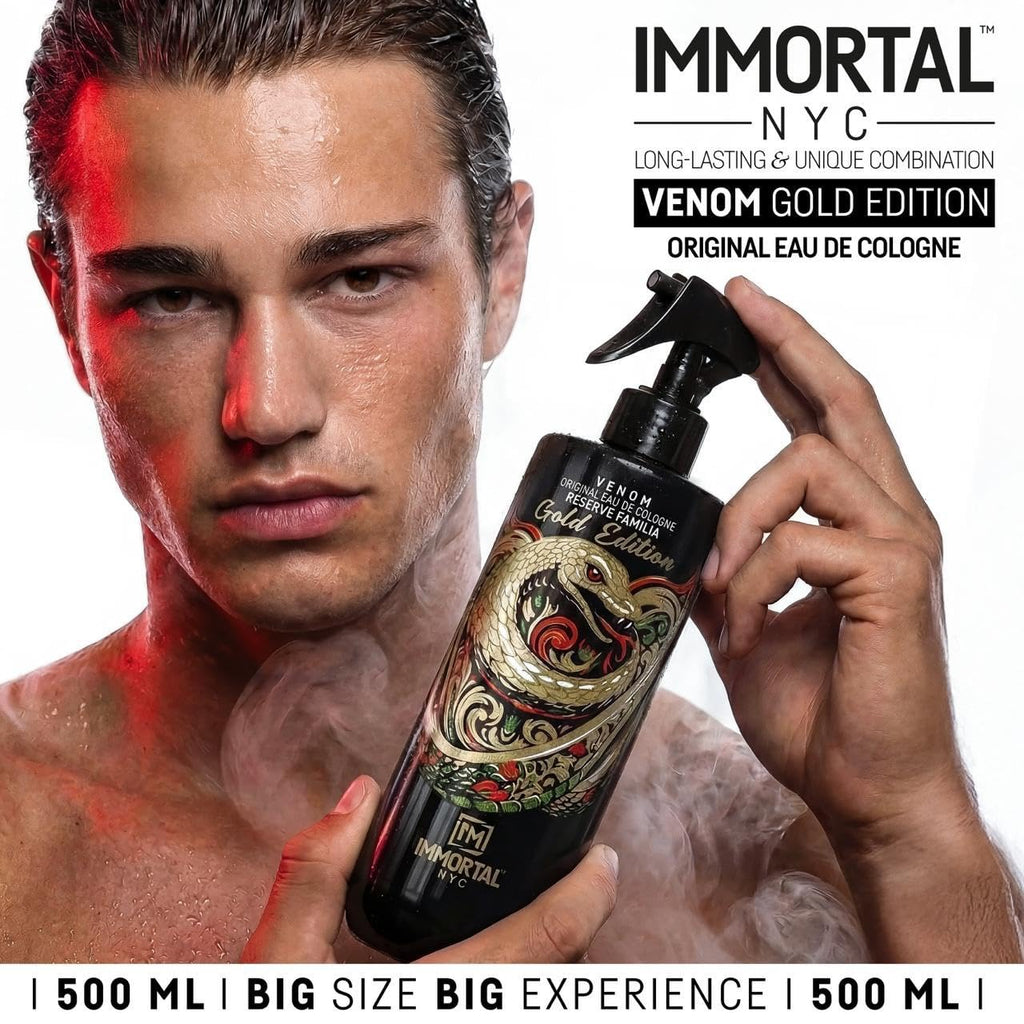 Immortal NYC Reserve New York, Aftershave Spray Body/Face Men's Cologne, 13.5 oz / 400 ml, Barbers, Softens Skin, Refreshes, Revitalizes and Relieves Face and Skin, Moisturizing Formula After Shaving