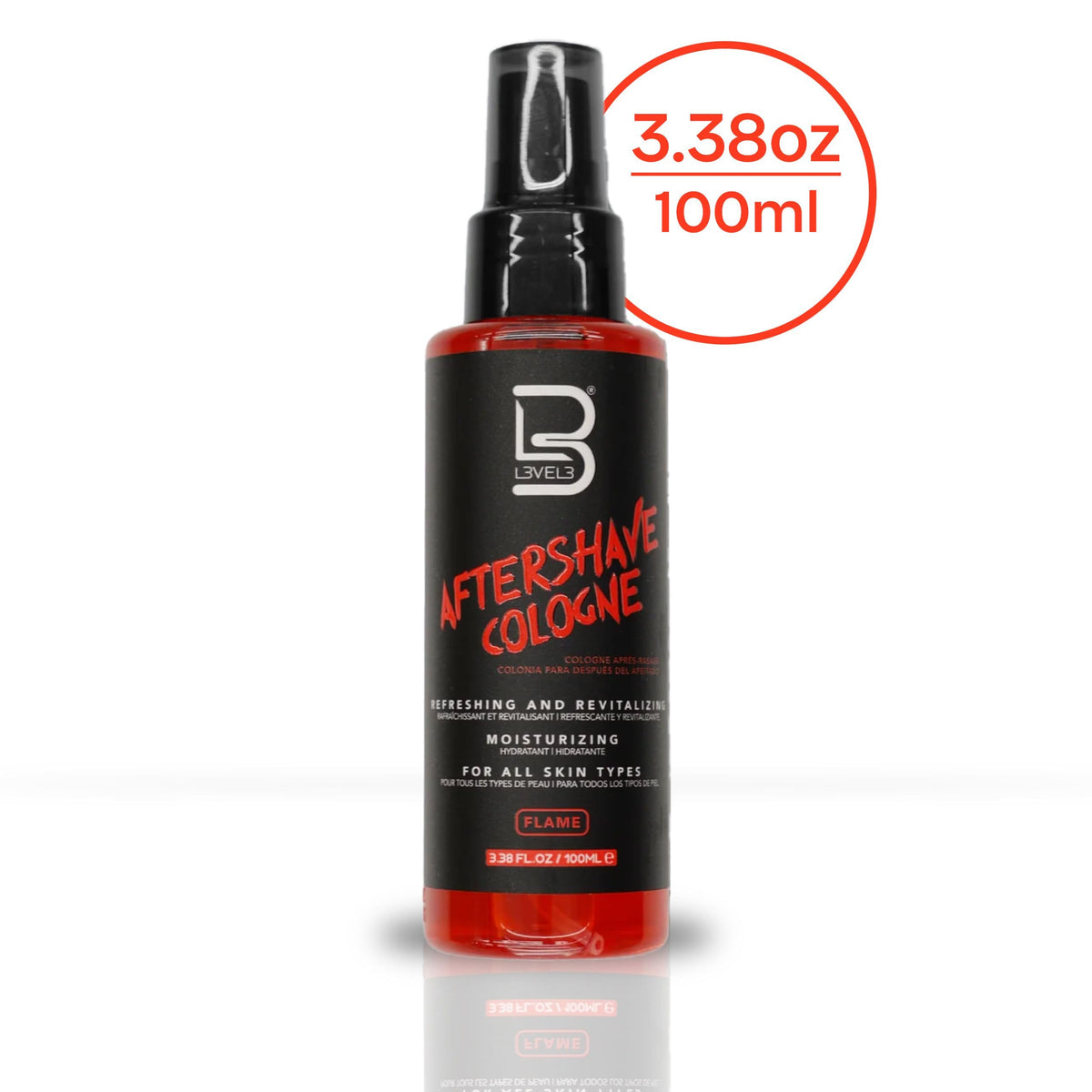 L3 Level 3 Aftershave Cologne Spray for Men, Aqua, 13.5 fl oz