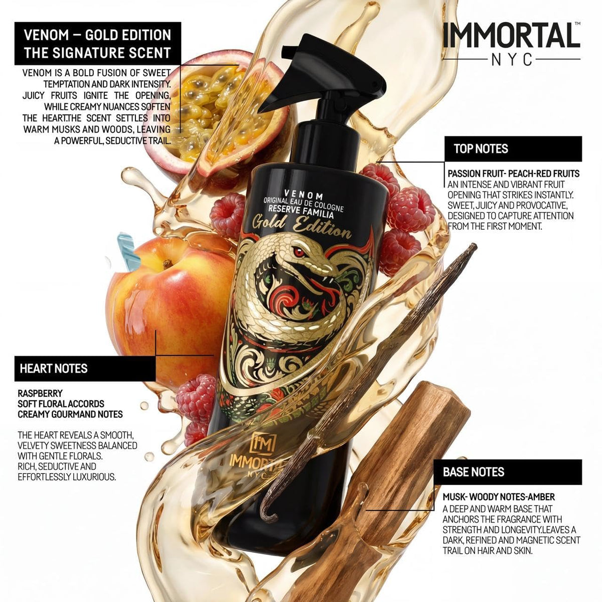 Immortal NYC Reserve New York, Aftershave Spray Body/Face Men's Cologne, 13.5 oz / 400 ml, Barbers, Softens Skin, Refreshes, Revitalizes and Relieves Face and Skin, Moisturizing Formula After Shaving