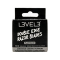 L3 Level 3 Double Edge Razor Blades,Platinum-Coated, Close Shave, 100 Count