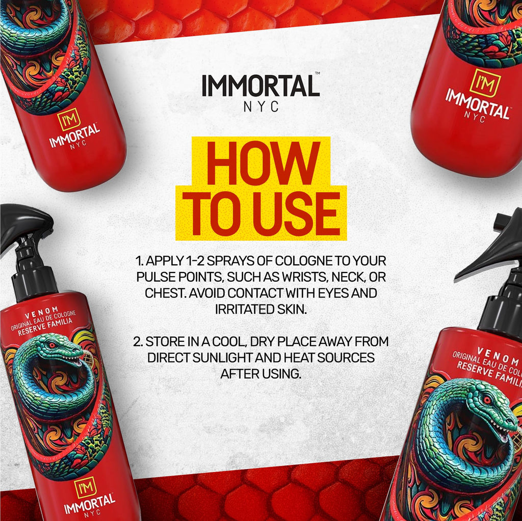 Immortal NYC Reserve New York, Aftershave Spray Body/Face Men's Cologne, 13.5 oz / 400 ml, Barbers, Softens Skin, Refreshes, Revitalizes and Relieves Face and Skin, Moisturizing Formula After Shaving