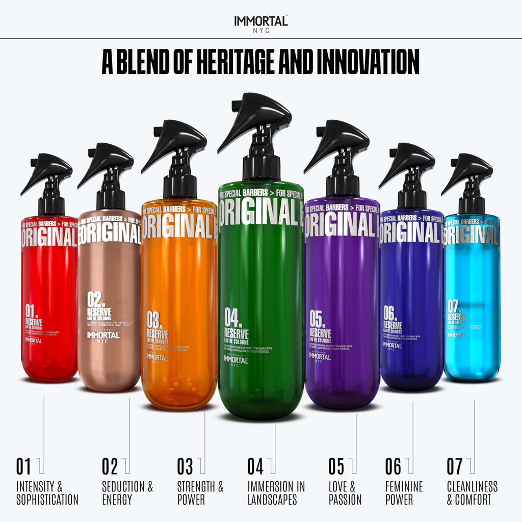 Immortal NYC Reserve New York, Aftershave Spray Body/Face Men's Cologne, 13.5 oz / 400 ml, Barbers, Softens Skin, Refreshes, Revitalizes and Relieves Face and Skin, Moisturizing Formula After Shaving