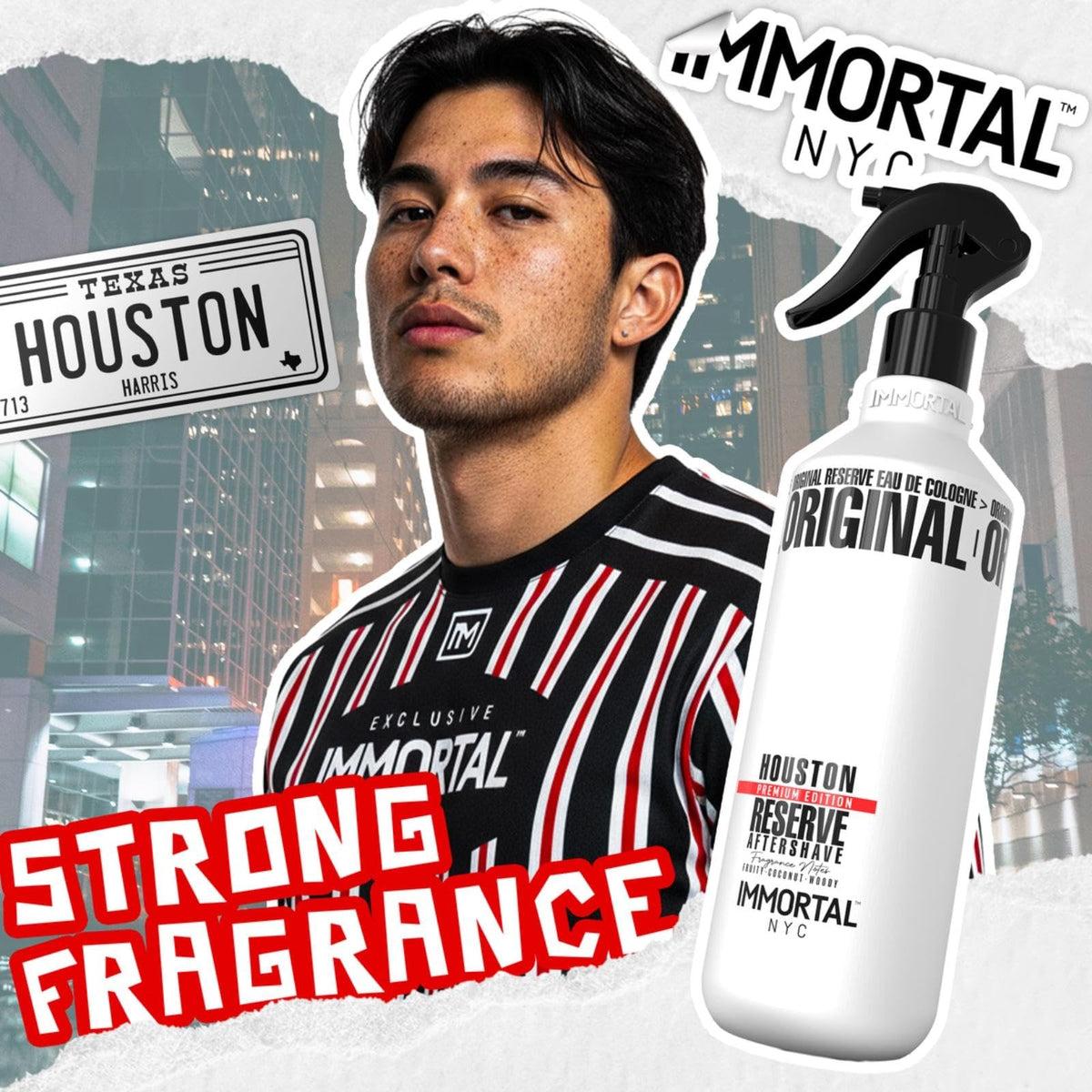 Immortal NYC Reserve New York, Aftershave Spray Body/Face Men's Cologne, 13.5 oz / 400 ml, Barbers, Softens Skin, Refreshes, Revitalizes and Relieves Face and Skin, Moisturizing Formula After Shaving