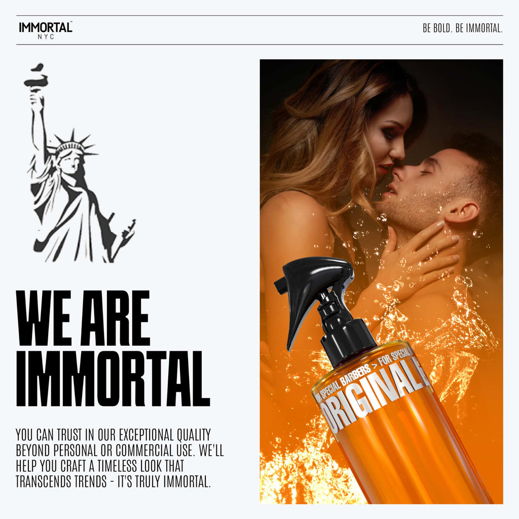 Immortal NYC Reserve New York, Aftershave Spray Body/Face Men's Cologne, 13.5 oz / 400 ml, Barbers, Softens Skin, Refreshes, Revitalizes and Relieves Face and Skin, Moisturizing Formula After Shaving