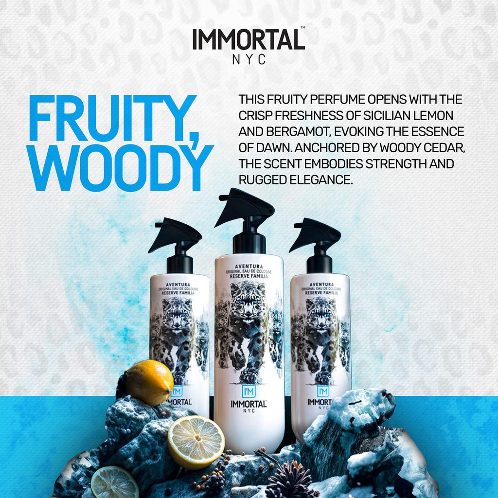 Immortal NYC Reserve New York, Aftershave Spray Body/Face Men's Cologne, 13.5 oz / 400 ml, Barbers, Softens Skin, Refreshes, Revitalizes and Relieves Face and Skin, Moisturizing Formula After Shaving