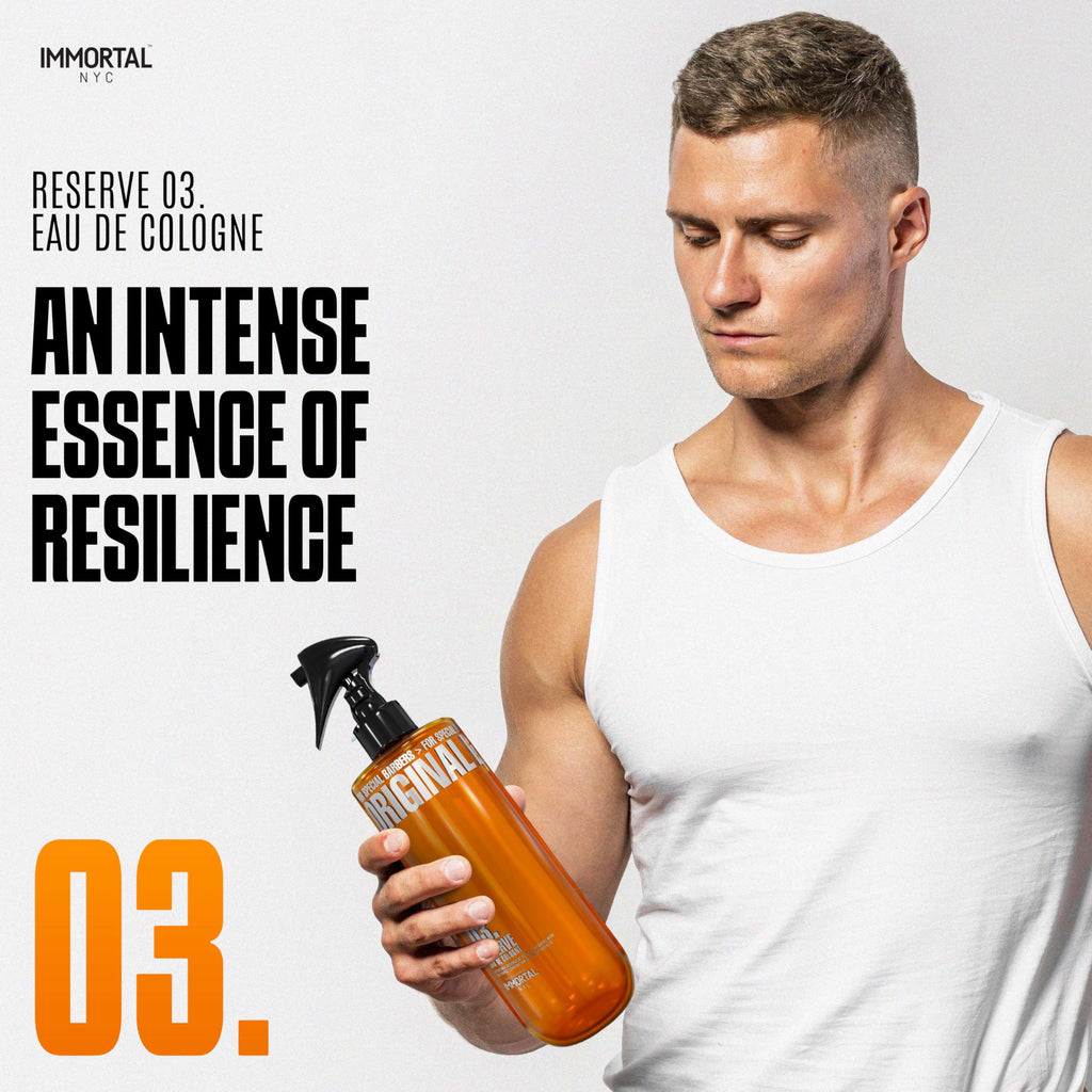 Immortal NYC Reserve New York, Aftershave Spray Body/Face Men's Cologne, 13.5 oz / 400 ml, Barbers, Softens Skin, Refreshes, Revitalizes and Relieves Face and Skin, Moisturizing Formula After Shaving
