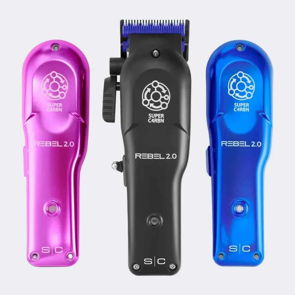 StyleCraft Rebel 2.0 Clipper, Instinct Metal Trimmer with FREE Instinct Metal Foil Shaver Pink
